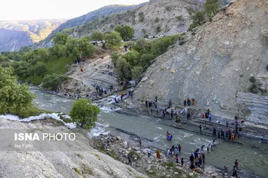 نوروزگردی | آبشار «آبریز» کهگیلویه