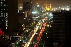 ترافیک سنگین در پیرامون حرم مطهر رضوی (۱۵ تیر ۱۴۰۳)
