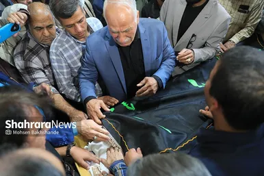 تشییع پیکر مرحوم «مهدی صباغی»