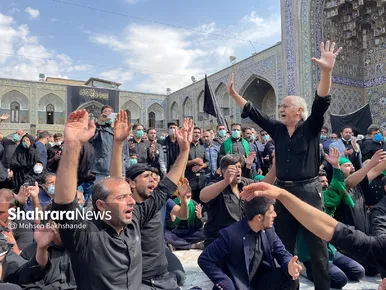 عزاداری روز شهادت امام رضا علیه اسلام در مشهد