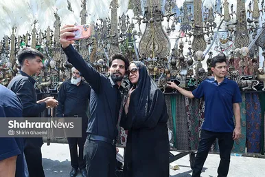 گزارش تصویری | سوگواری دسته های عزاداری در خیابان های منتهی به حرم مطهر رضوی در دهه آخر صفر
