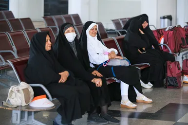  نخستین پرواز اعزام حاجیان از فرودگاه بین المللی شهید هاشمی نژاد 