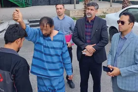 متهمی که پارسال در بولوار توس مرتکب قتل شده بود، دیروز صحنه جنایت را بازسازی کرد | قتل بدون علت خاص!