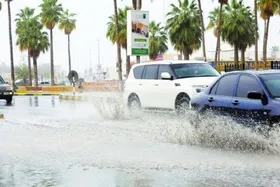 بارش باران در عربستان رکورد شکست