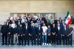 مراسم تجلیل از قهرمانان کشتی توسط رئیس جمهور برگزار شد + عکس