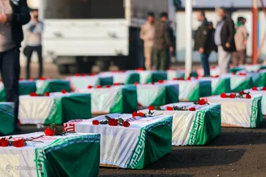 ورود پیکر‌های ۵۸ شهید دوران دفاع مقدس به کشور
