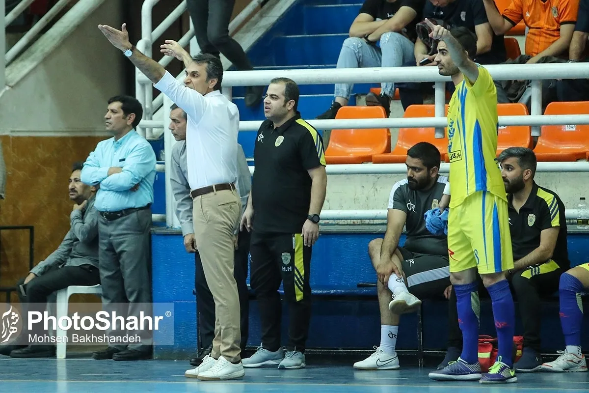 حسن‌زاده: ضعیف‌ترین داوری لیگ فوتسال را دیدم | سوت‌های اشتباه پیروزی را از فرش‌آرا گرفت