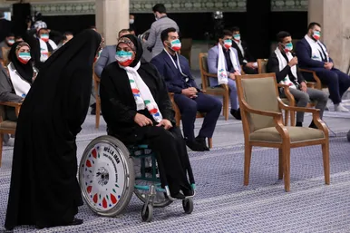 دیدار قهرمانان المپیک و پارالمپیک ایران در بازی‌های ۲۰۲۰ توکیو با رهبر معظم انقلاب