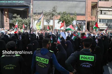 گزارش تصویری | راهپیمایی «بشارت نصر» در مشهد
