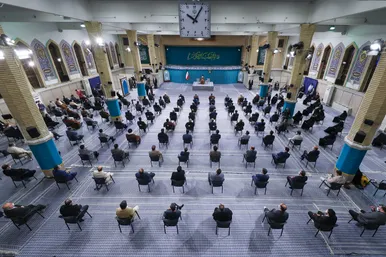دیدار مداحان اهل‌بیت (علیهم السلام) با رهبر معظم انقلاب