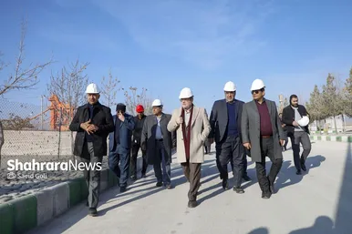 گزارش تصویری | بازدید شهردار مشهد از کارخانه‌های تولید آسفالت و بتن شهید مجیدی و پروژه احداث دوربرگردان غیرهم‌سطح شرقی ابوطالب