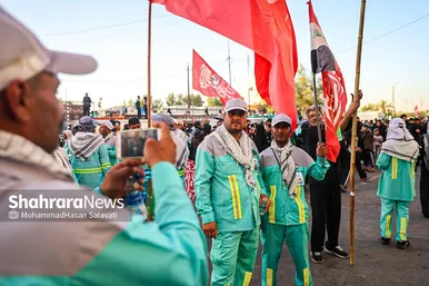 گزارش تصویری | آیین اذن خدمت و آغاز خدمات رسانی کاروان خدام الحسین(ع) شهرداری مشهد مقدس در نجف اشرف