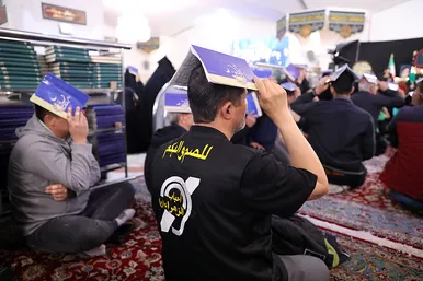 مراسم احیای ناشنوایان در حرم مطهر امام رضا(ع) 