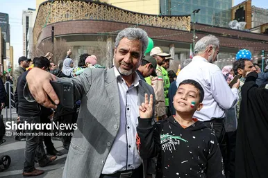 گزارش تصویری (۳) | راهپیمایی روز ۲۲ بهمن در مشهد