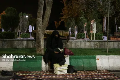 مراسم احیای شب ۲۱ ماه رمضان در بهشت رضا(ع)