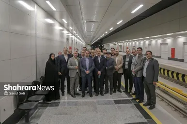 گزارش تصویری | بازدید میدانی مدیران شهرداری مشهد از فعالیت فاز یک خط سه مترو (۵ خرداد ۱۴۰۴)