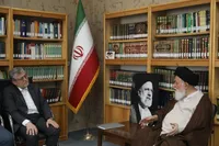 دیدار نوروزی شهردار مشهد مقدس با آیت‌الله علم الهدی