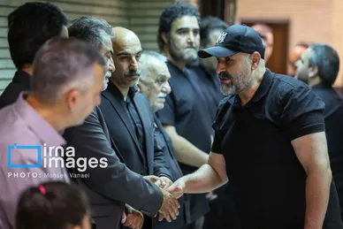 عکس‌هایی از مراسم ترحیم شهید «علیرضا تنابنده» برادرزاده محسن تنابنده