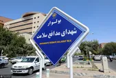 به مناسبت روز پزشک؛ چهره پزشکان شهید در منظر شهروندان مشهدی قرار گرفت