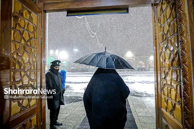 گزارش تصویری | بارش شدید برف در مشهد