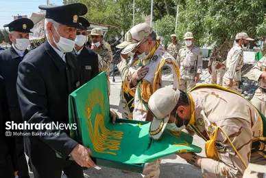 آیین دانش‌آموختگی فراگیران مرکز آموزش مرزبانی خراسان‌ رضوی‎‎