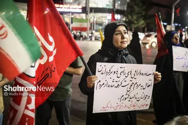 گزارش تصویری |صدونودمین شب حضور مردم مشهد در خیابان