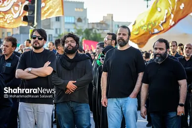 تصاویری از آئین خیمه سوزان عصر عاشورا در مشهد