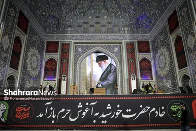 گزارش تصویری | شب چهارم مراسم بزرگداشت رهبر شهید انقلاب اسلامی در حرم مطهر رضوی