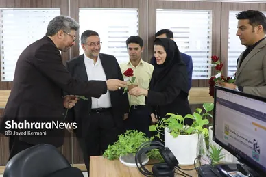 بازدید جمعی از مسئولین شهری و استانی مشهدمقدس از موسسه فرهنگی شهرآرا (۳) (۱۶ مرداد ۱۴۰۳)