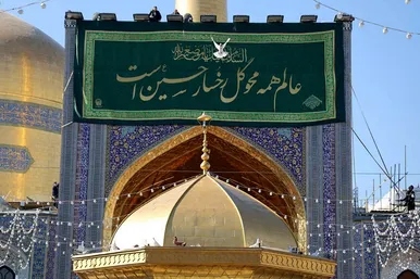 عکس‌هایی از گل‌آرایی حرم مطهر رضوی به مناسبت اعیاد شعبانیه