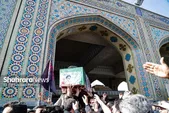 سرباز گمنام امام زمان (عج) رستگار شد | روایت مراسم تشییع پیکر وزیر شهید اطلاعات در مشهد + ویدیو