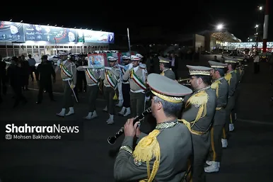 عکس‌های استقبال از پیکر شهید امیر عبداللهیان در مشهد (۳ خرداد ۱۴۰۳)