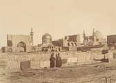 تصویر ۱۶۰ سال پیش عکاس ایتالیایی از حرم امام رضا (ع)