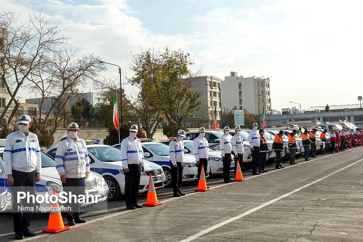 ویدئو | آغاز رزمایش طرح زمستانی پلیس راه با حضور دستگاه‌های خدمت‌رسان در مشهد