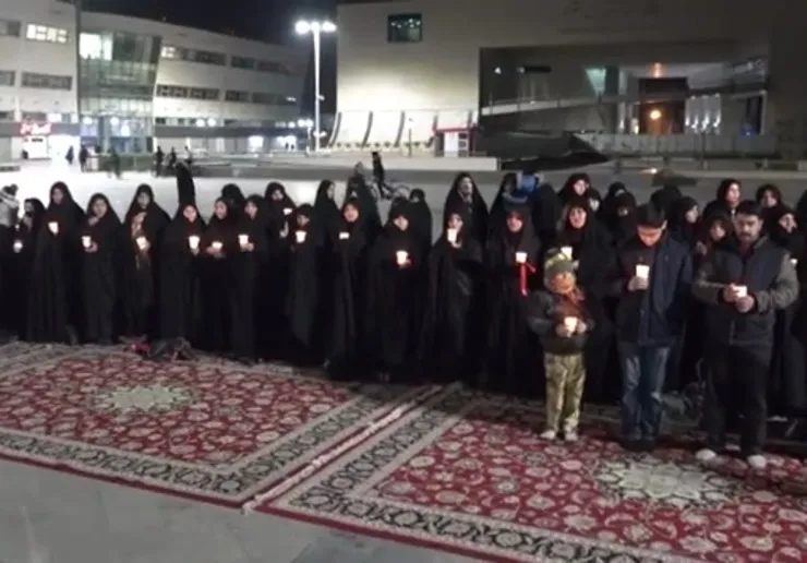 فیلم/ طنین بانگ الله اکبر در میدان شهدا مشهد
