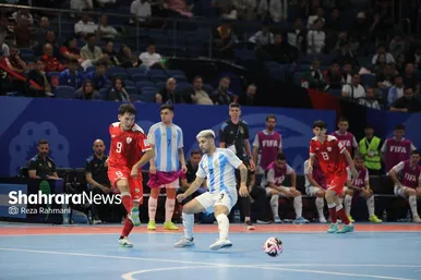 عکس‌هایی از دیدار تیم‌ ملی فوتسال افغانستان و آرژانتین