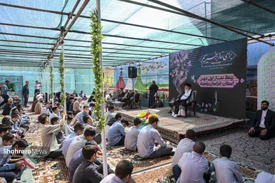 گزارش تصویری | آیین نواخته شدن زنگ نماز اول مهر