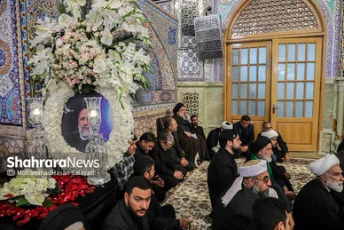 مراسم بزرگداشت شهدای خدمت در حرم مطهر رضوی