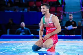 نتیجه و فیلم کشتی محمدرضا گرایی در مسابقات کشتی قهرمانی جهان ۲۰۲۳| کشتی&zwnj;گیر ژاپنی هم حریف گرایی نشد