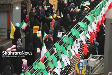 گزارش تصویری حضور باشکوه مردم مشهد در راهپیمایی ۲۲ بهمن