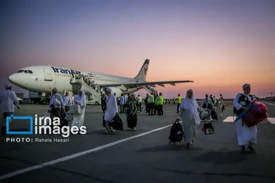 گزارش تصویری | آیین «قارشیلاماق حاجی‌لاردان»