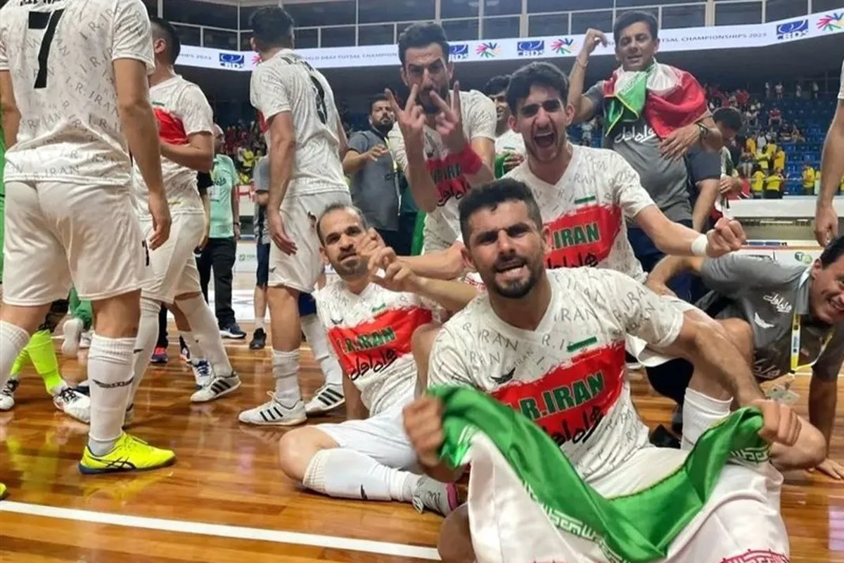 تیم ملی فوتسال ناشنوایان ایران فینالیست المپیک شد