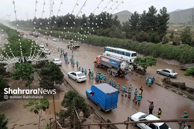 تصاویر حضور وزیر کشور در مناطق سیل زده مشهد (۲۷ اردیبهشت ۱۴۰۳)