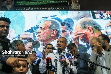 عکس‌هایی از سفر انتخاباتی «مسعود پزشکیان» به مشهد