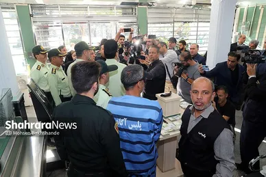 بازگشت سارق مسلح بانک سپه شعبه سعدآباد مشهد به محل سرقت