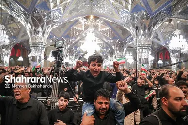 گزارش تصویری | مراسم احیای اولین شب قدر در حرم مطهر امام رضا (ع)