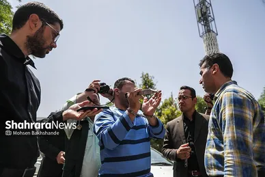 گزارش تصویری | بازسازی صحنه قتل در خیابان خواجه ربیع مشهد