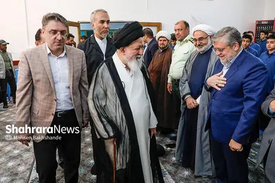 گزارش تصویری | مراسم زنگ نماز در دبیرستان دولتی حسن برزگر مشهد