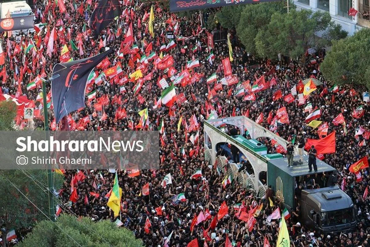خدمت‌رسانی دانشگاه علوم پزشکی مشهد به بیش از ۵۷ هزار نفر در روز مراسم تشییع پیکر رهبر شهید