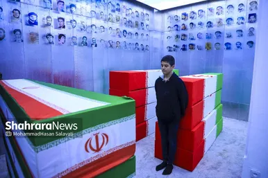 گزارش تصویری | آئین افتتاح معراج شهدای مشهد همزمان با حضور حماسی مردم در خیابان‌ها